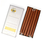 10" Dripless Taper Candles - Unscented Pumpkin - Mole Hollow Candles
