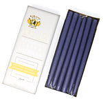 12" Dripless Taper Candles - Lavender Unscented - Mole Hollow Candles