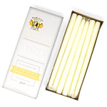 12" Dripless Taper Candles - Off White Unscented - Mole Hollow Candles