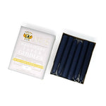 6" Dripless Taper Candles - Unscented Navy Blue - Mole Hollow Candles