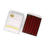 6" Dripless Taper Candles - Unscented Paprika - Mole Hollow Candles
