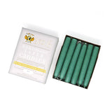 6" Dripless Taper Candles - Unscented Sea Green - Mole Hollow Candles