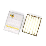 6" Dripless Taper Candles - Unscented Shell White - Mole Hollow Candles