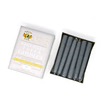 6" Dripless Taper Candles - Unscented Slate Grey - Mole Hollow Candles
