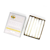 6" Dripless Taper Candles - Unscented Stark White - Mole Hollow Candles