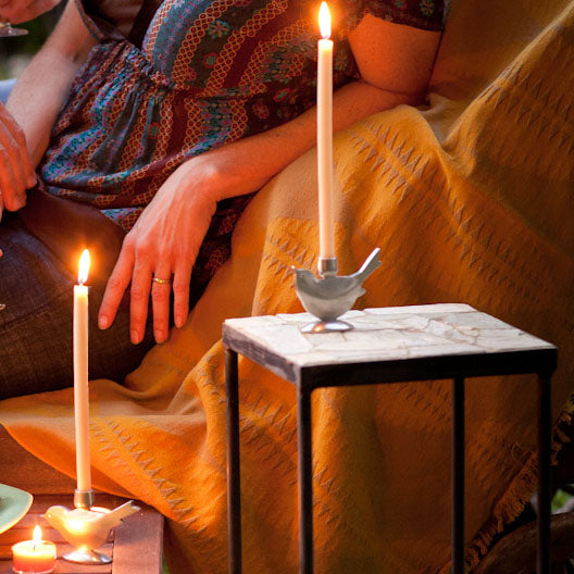 Beeswax Tapers Candlelit Evening - Hand Dipped Beeswax Candles