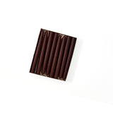 4.5" Chestnut Brown Tiny Taper Candles - Mole Hollow Candles