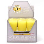 Citronella Votive Candles - Citronella Scented Candle - Mole Hollow Candles