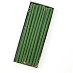10" Colonial Green Tiny Taper Candles - Mole Hollow Candles