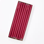 10" Colonial Pink Tiny Taper Candles - Mole Hollow Candles