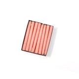 4.5" Creamy Peach Tiny Taper Candles - Mole Hollow Candles