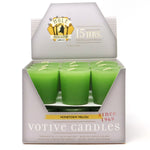 Honeydew Melon scented votives, box of 18