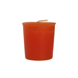 Orange spice scented votive candles