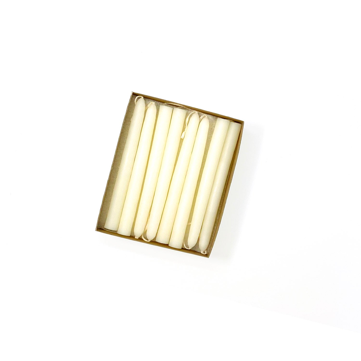 4.5" Off White Tiny Taper Candles - Mole Hollow Candles