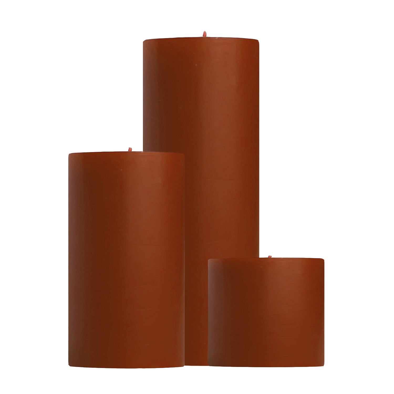 Pumpkin Unscented Pillar Candles - Pumpkin Candles