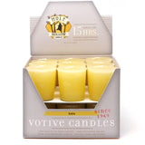 Rain scented votive candles box of 18
