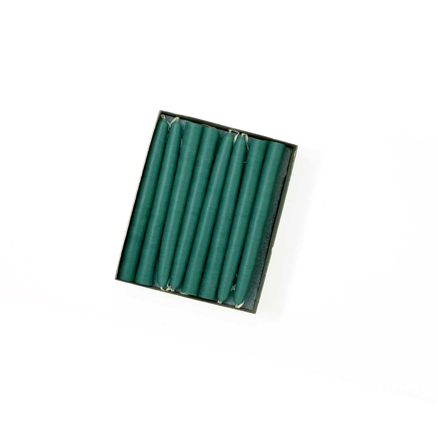 4.5" Sea Green Tiny Taper Candles - Mole Hollow Candles