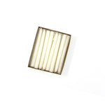 4.5" Shell White Tiny Taper Candles - Mole Hollow Candles