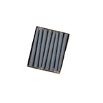 4.5" Slate Grey Tiny Taper Candles - Mole Hollow Candles