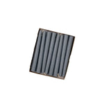 4.5" Slate Grey Tiny Taper Candles - Mole Hollow Candles