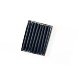 4.5" Solid Black Tiny Taper Candles - Mole Hollow Candles