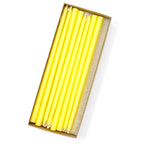 10" Sun Yellow Tiny Taper Candles - Mole Hollow Candles
