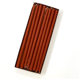 10" Terra Cotta Tiny Taper Candles - Mole Hollow Candles