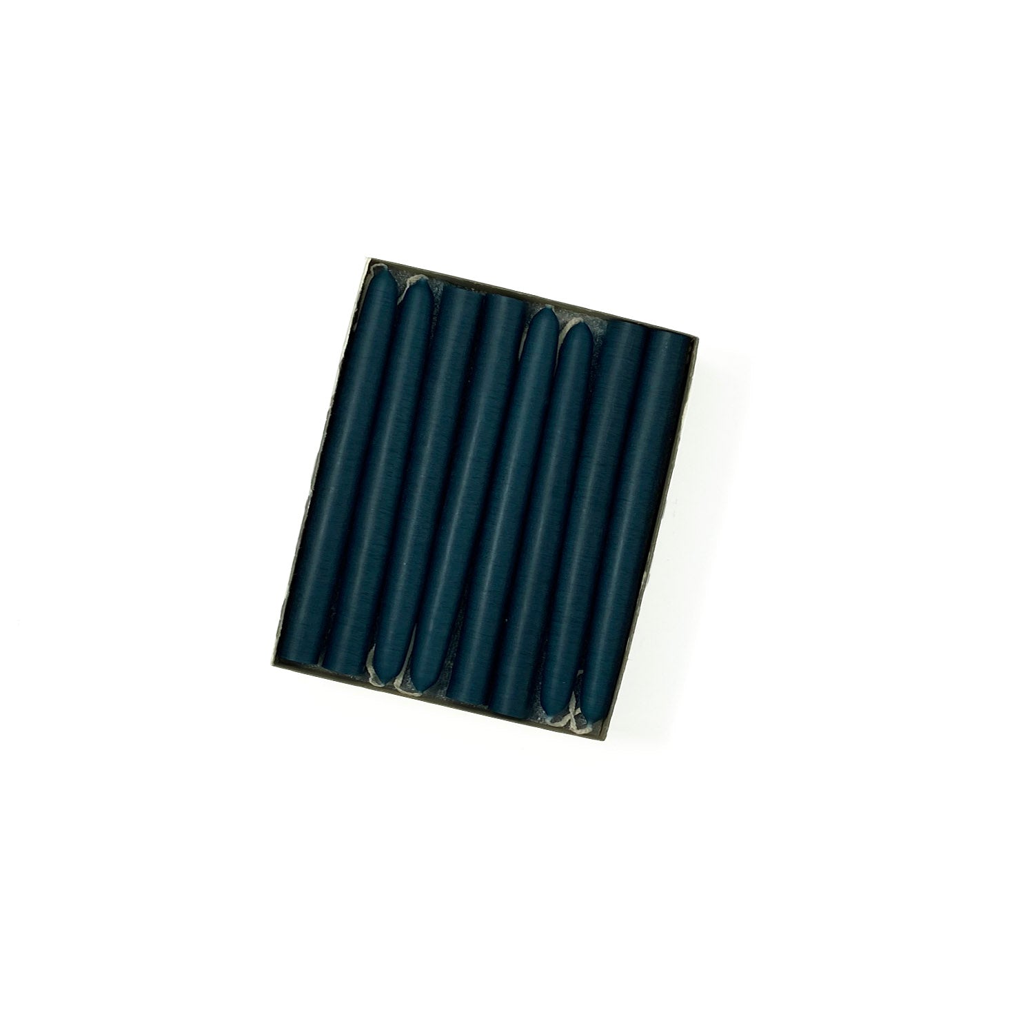 4.5" Williamsburg Blue Tiny Taper Candles - Mole Hollow Candles