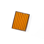 4.5" Yellow Gold Tiny Taper Candles - Mole Hollow Candles