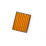 4.5" Yellow Gold Tiny Taper Candles - Mole Hollow Candles