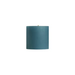 3x3" Colonial Blue Unscented Pillar Candle