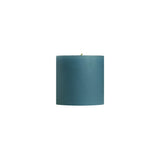 3x3" Colonial Blue Unscented Pillar Candle