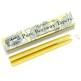10" Beeswax Tapers Gift Box - Unscented Beeswax Candles - Mole Hollow Candles