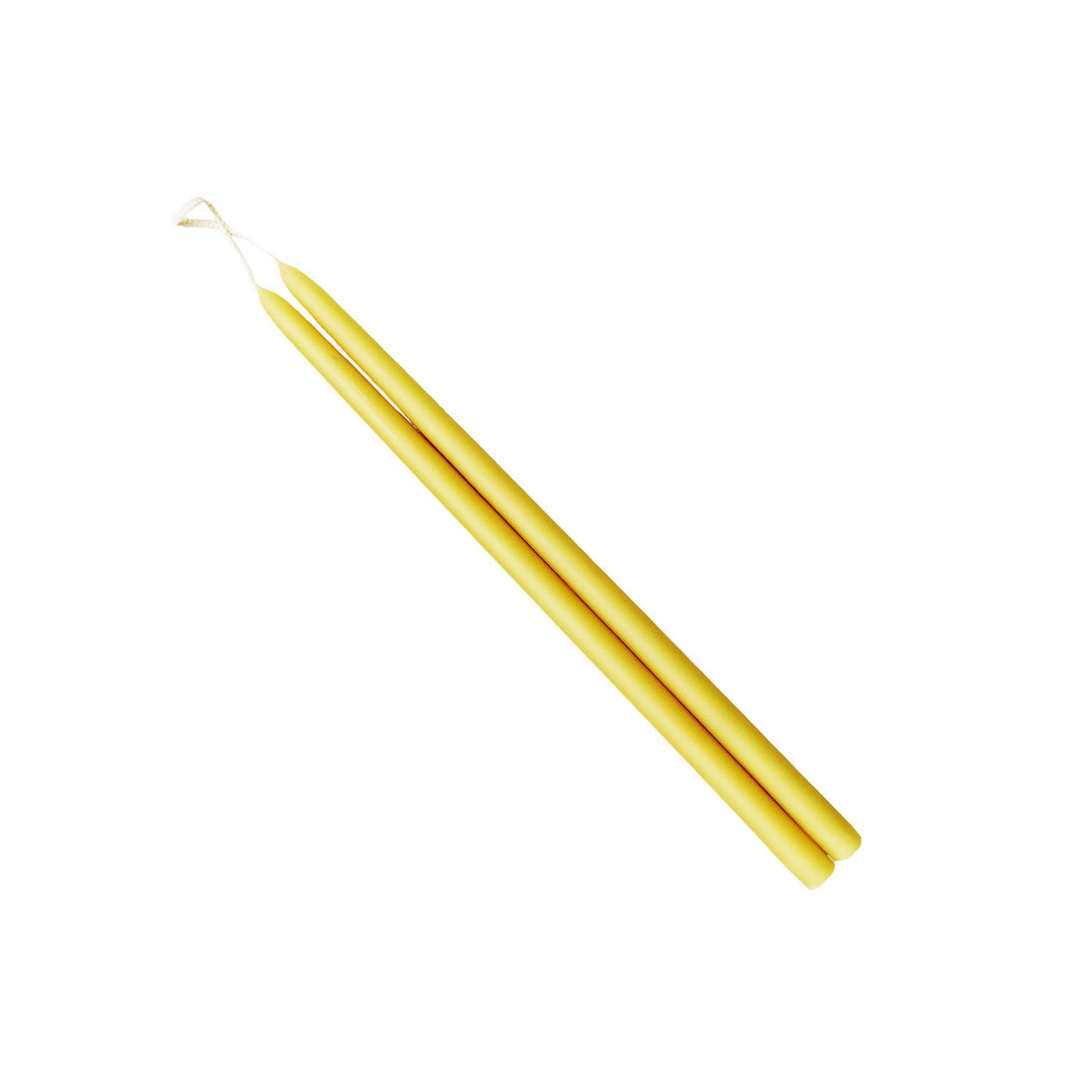 10 Beeswax Tiny Taper Candles Beeswax Candles Mole Hollow Candles