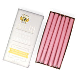 10" Dripless Taper Candles - Unscented Dusty Rose - Mole Hollow Candles