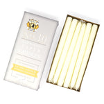 10" Dripless Taper Candles - Unscented Off White - Mole Hollow Candles