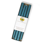 12" Dripless Taper Candles - Colonial Blue Set of 4