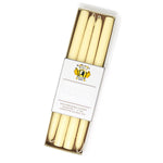 12" Dripless Taper Candles - Parchment Set of 4