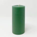 3x6" Colonial Green Pillar Candle