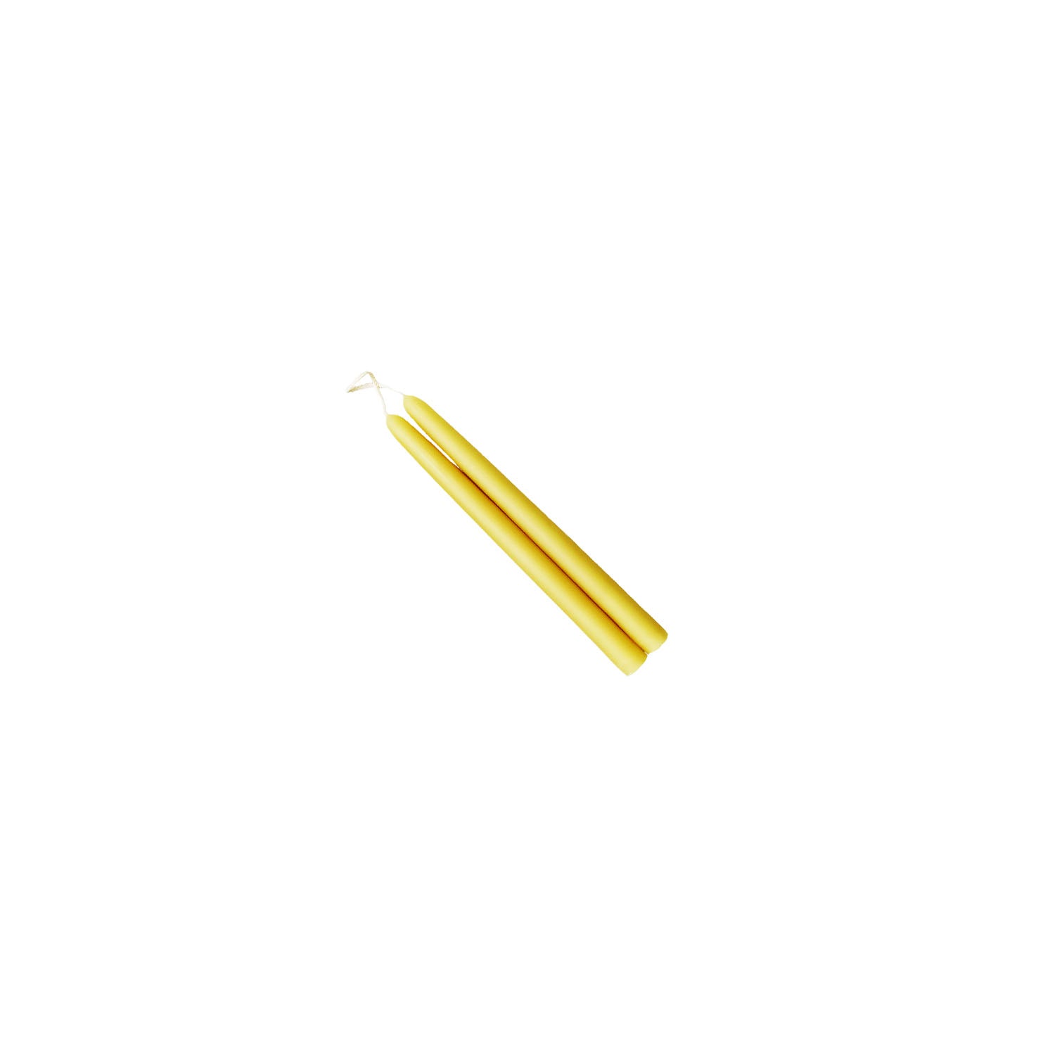10 inch Beeswax Taper Pair - Beeswax Candles - Mole Hollow Candles
