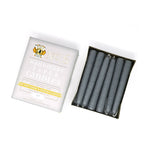 6" Dripless Taper Candles - Unscented Slate Grey - Mole Hollow Candles