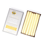 8 Inch Dripless Taper Candles - Unscented Parchment - Mole Hollow Candles