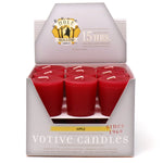 Apple scented votives, box of 18