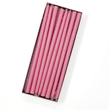 10" Dusty Rose Tiny Taper Candles - Mole Hollow Candles
