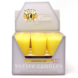 Honeysuckle Vine scented votive candles, box of 18