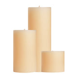 Ivory Unscented Pillar Candles - Unscented Ivory Candles