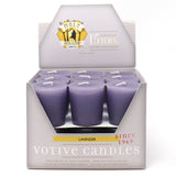 Lavender scented votives, box of 18
