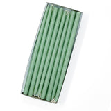 10" Misty Green Tiny Taper Candles - Mole Hollow Candles