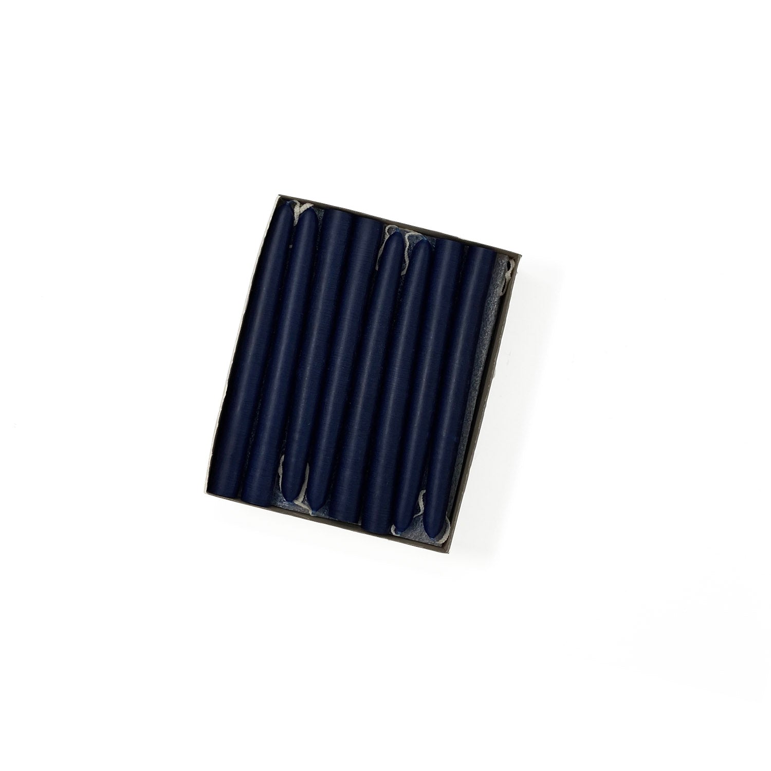 4.5" Navy Blue Tiny Taper Candles - Mole Hollow Candles