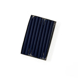 6" Navy Blue Tiny Taper Candles - Mole Hollow Candles